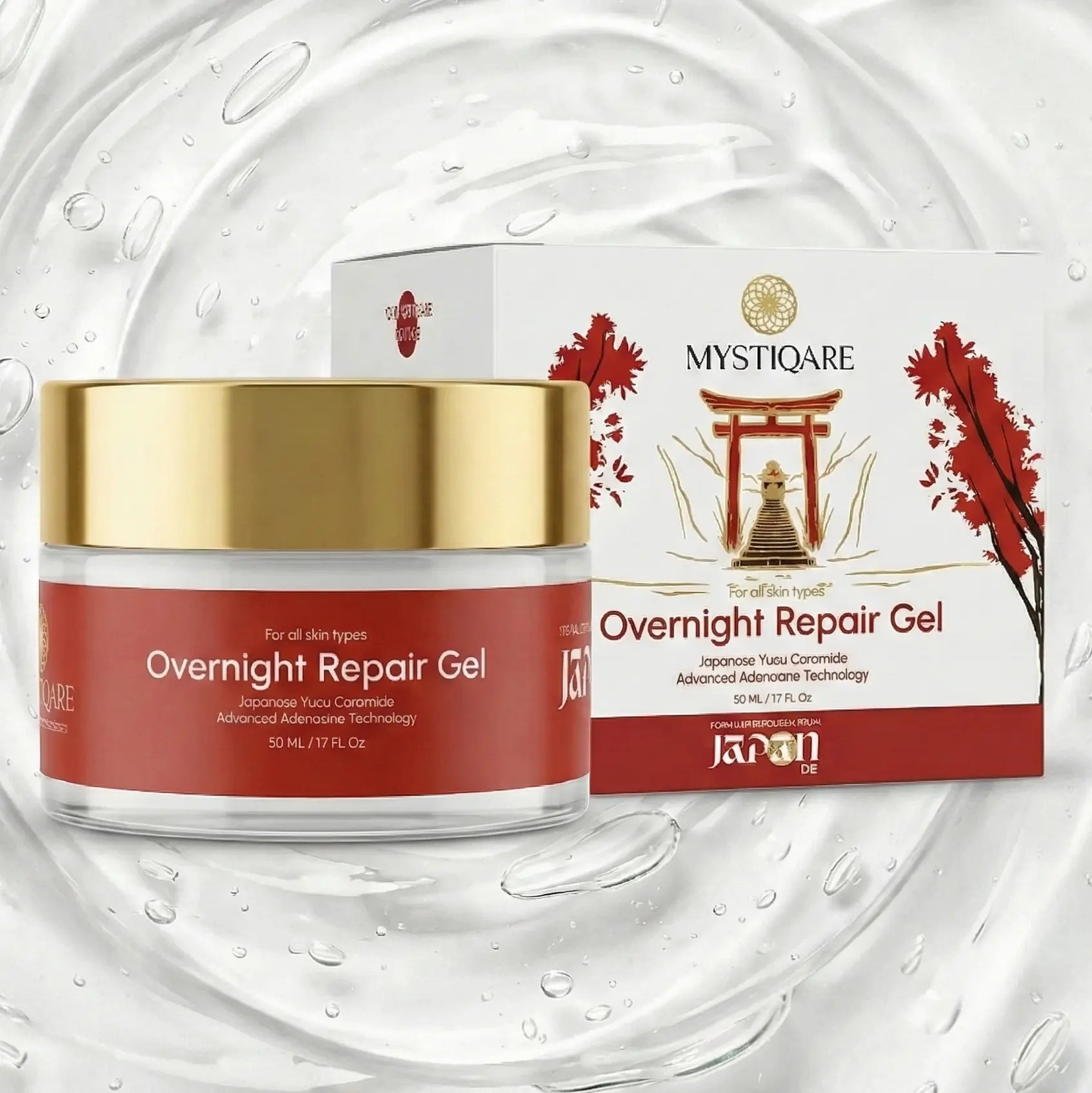 Overnight Repair Night Gel – Best Night Cream for Glowing Skin