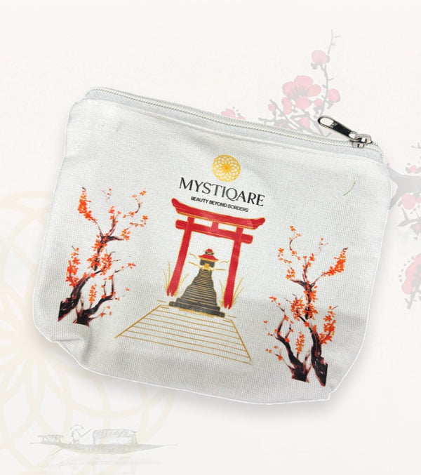 Mystiqare Travel Pouch with 4 Mini Products