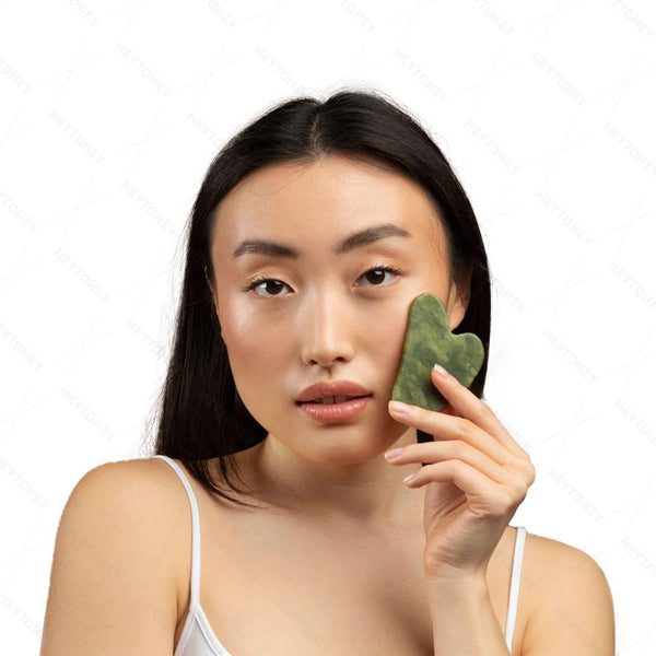 Rose Quartz Japanese Kassa (かっさ) | Jade Face Roller and Gua Sha